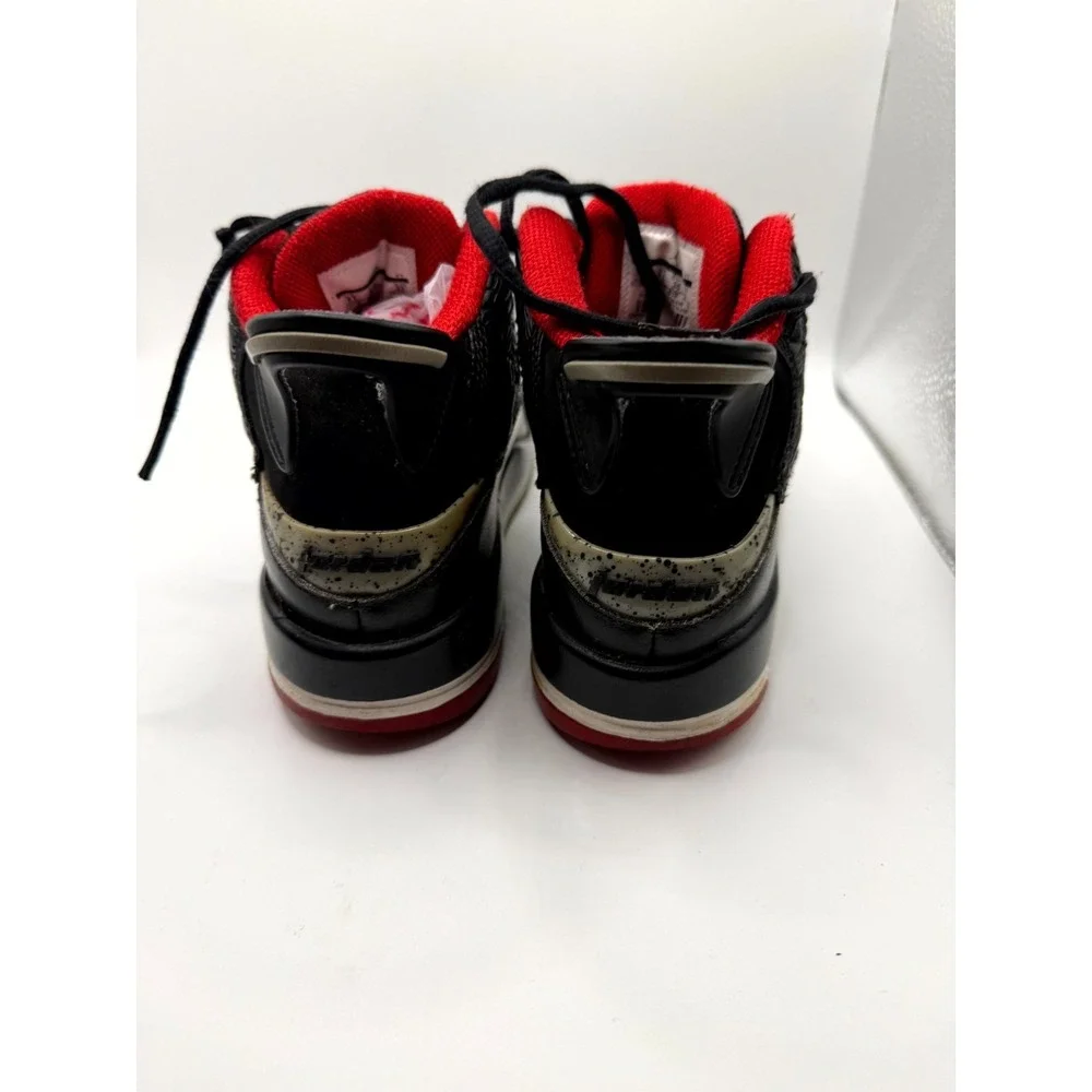 Air Jordan Dub Zero GS 311047-013 Boys 4 Sneaker Black Cement Leather Basketball